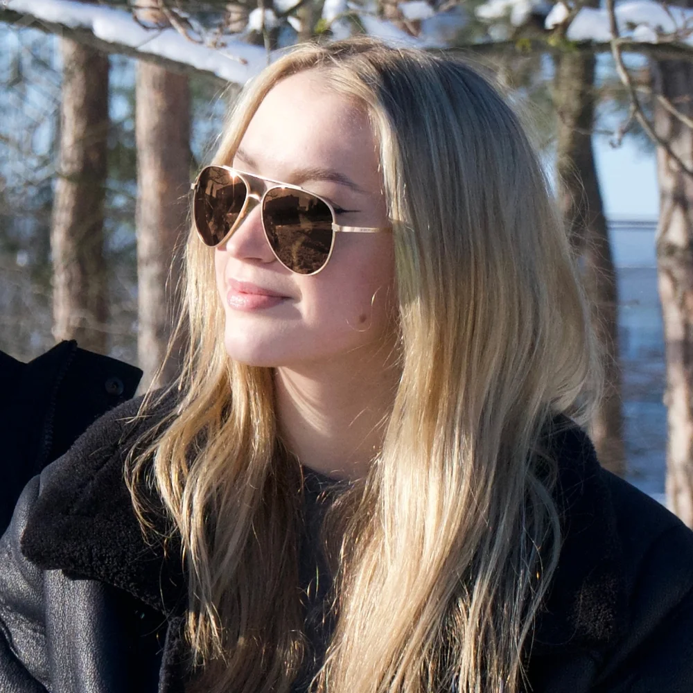 🇺🇸BROWN Classic Aviator Sunglasses - Picture 11 of 15